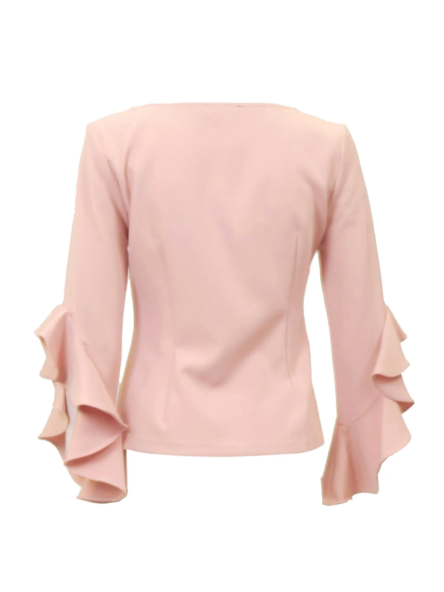 Alberto Makali Ruffle Sleeve Blouse