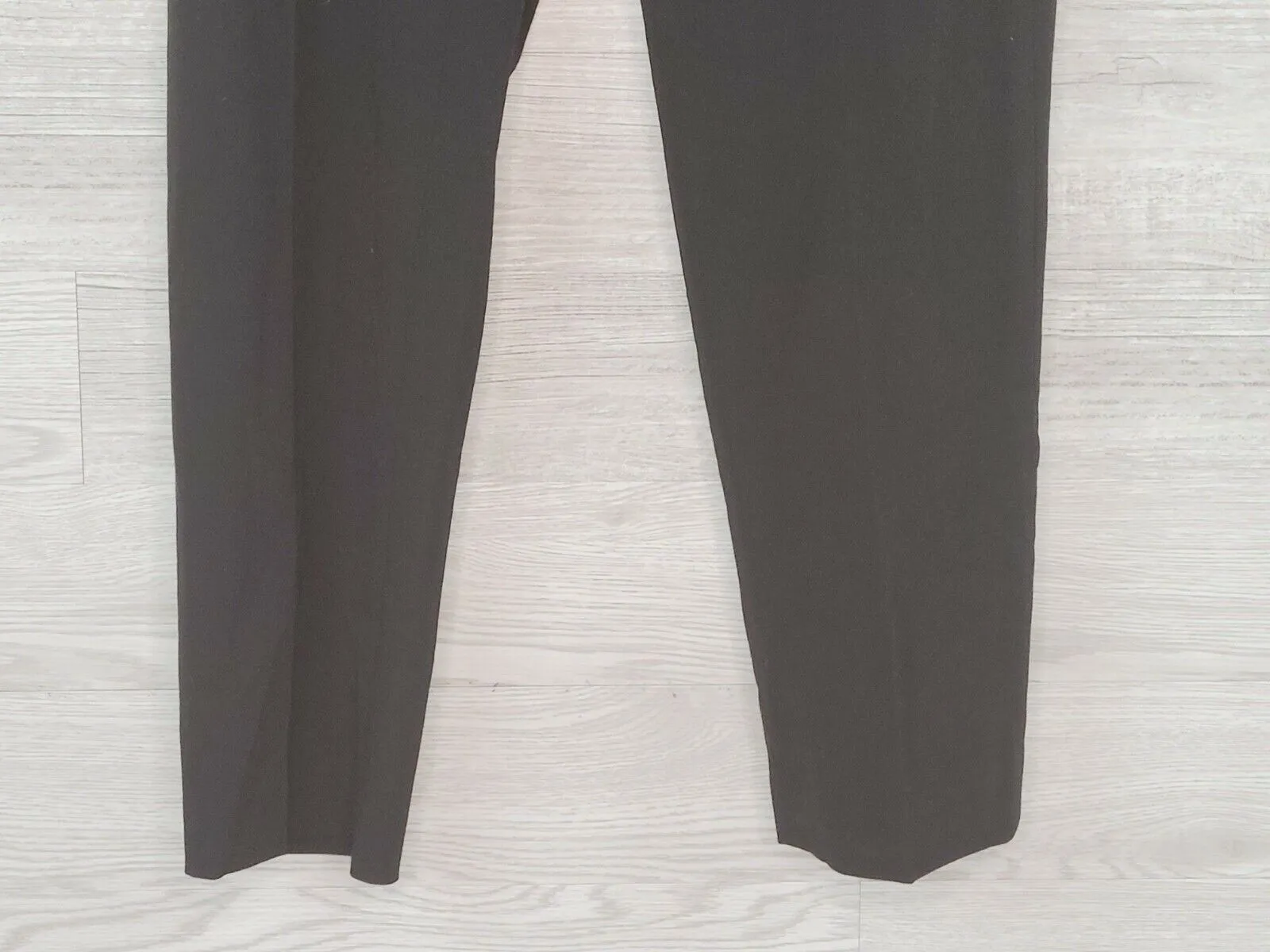 Bar III Women's Black Belted Side Zip Cropped Pleated Ankle Pants Size 4