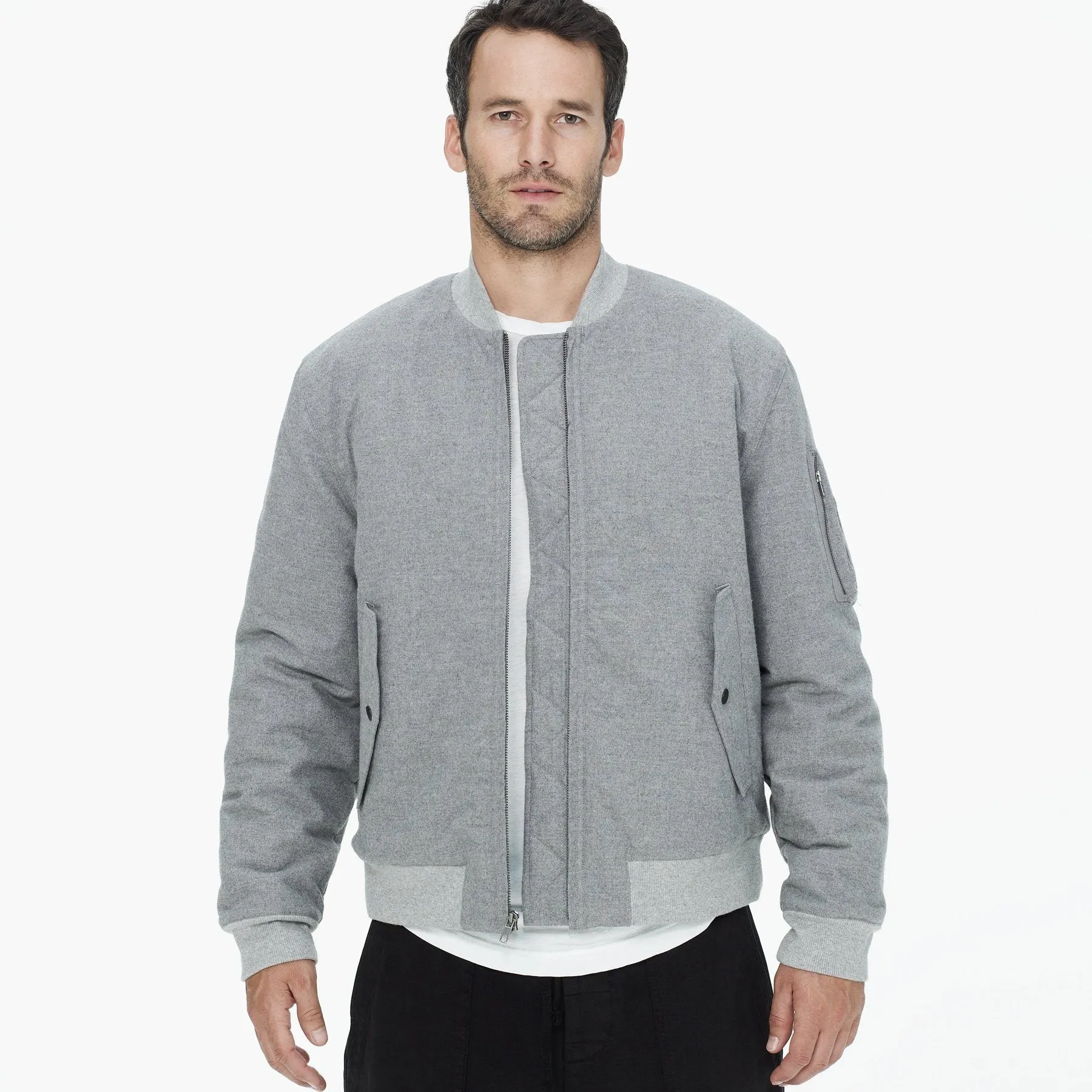 Bomber Jacket (Gray)