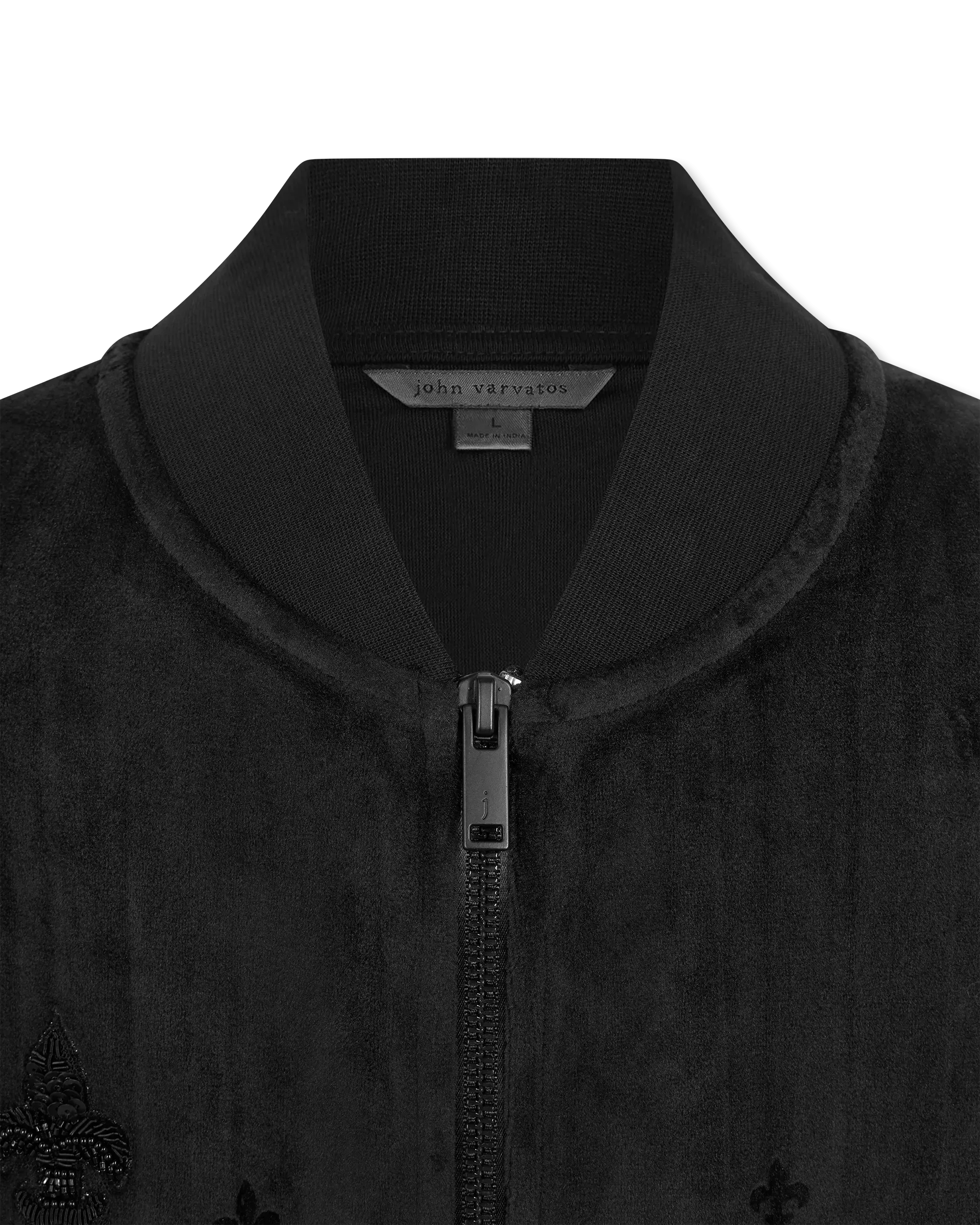 Clavier Velour Bomber Jacket