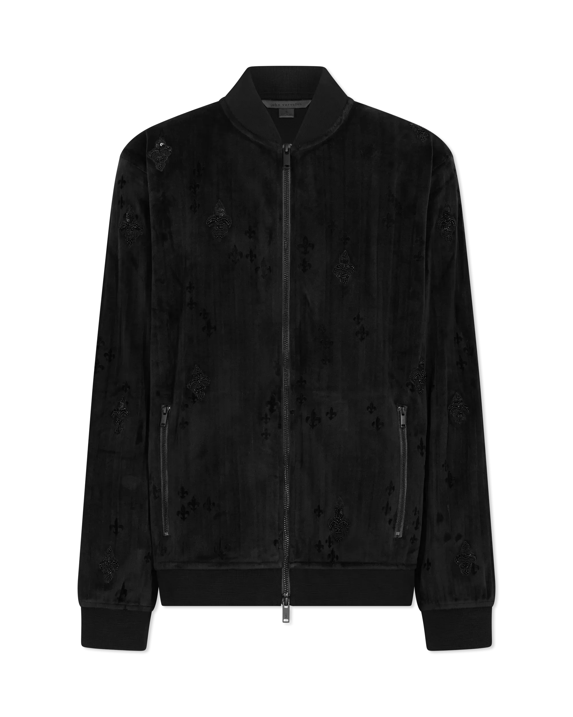 Clavier Velour Bomber Jacket