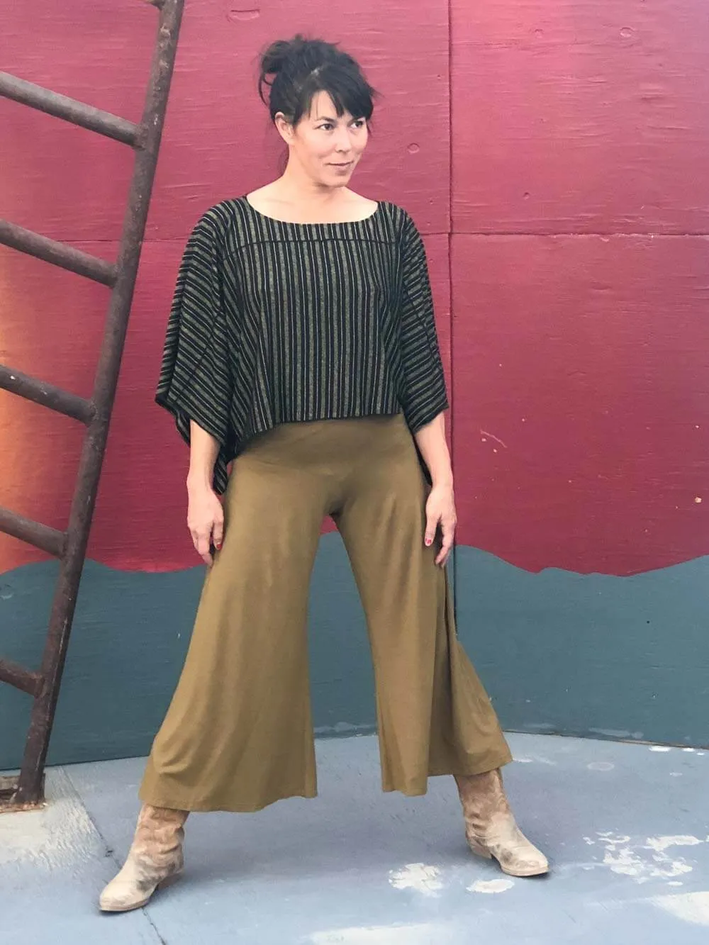 Cropped Flare Pant