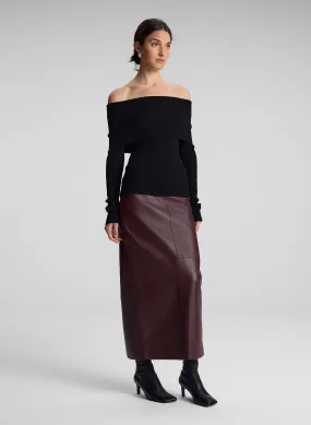 Evelyn Merino Off Shoulder Top