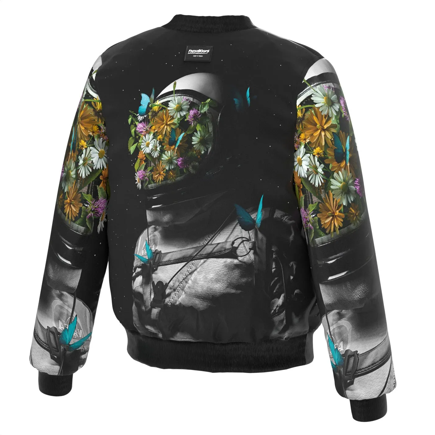 Flower Face Bomber Jacket