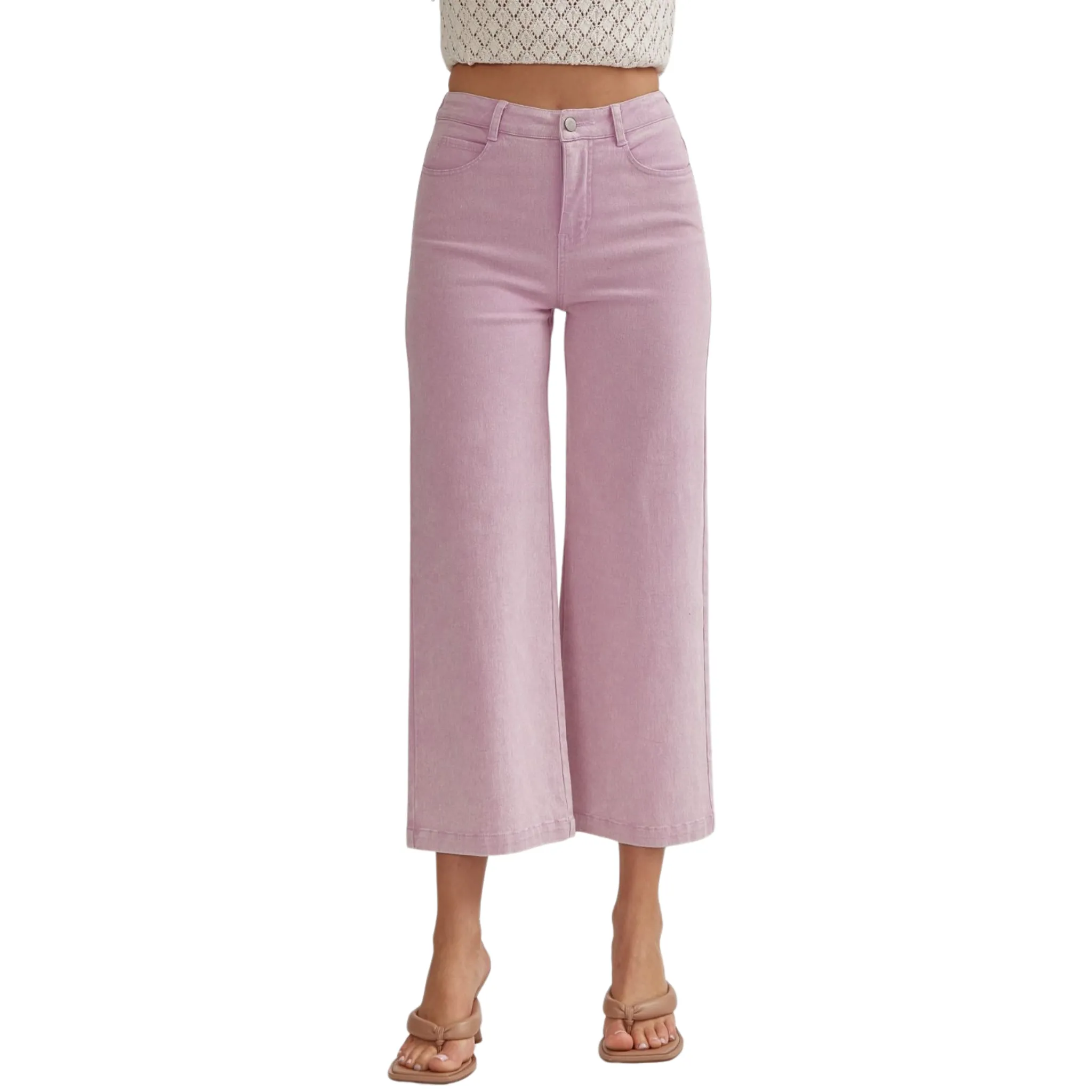 High Waisted Wide Leg Pants