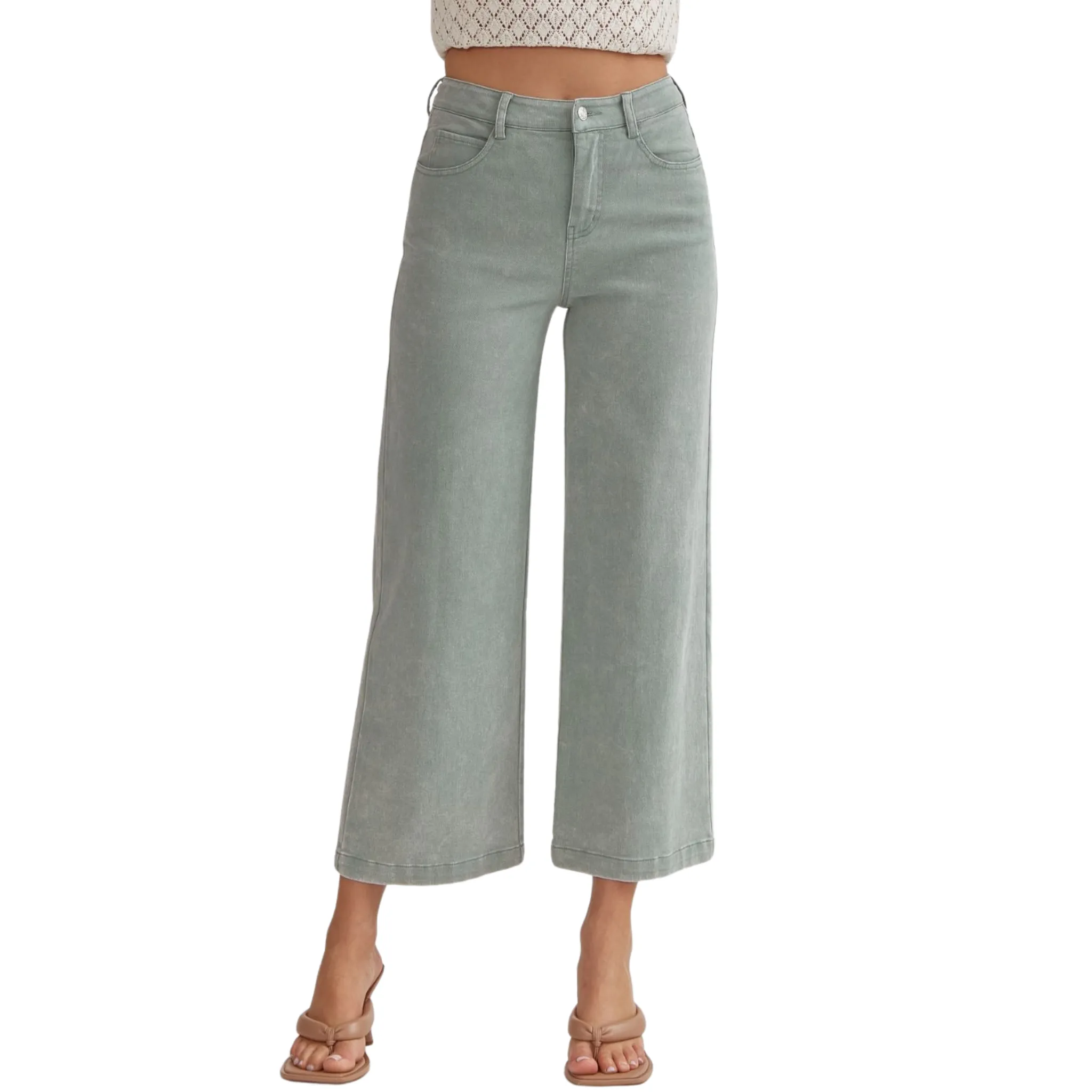 High Waisted Wide Leg Pants