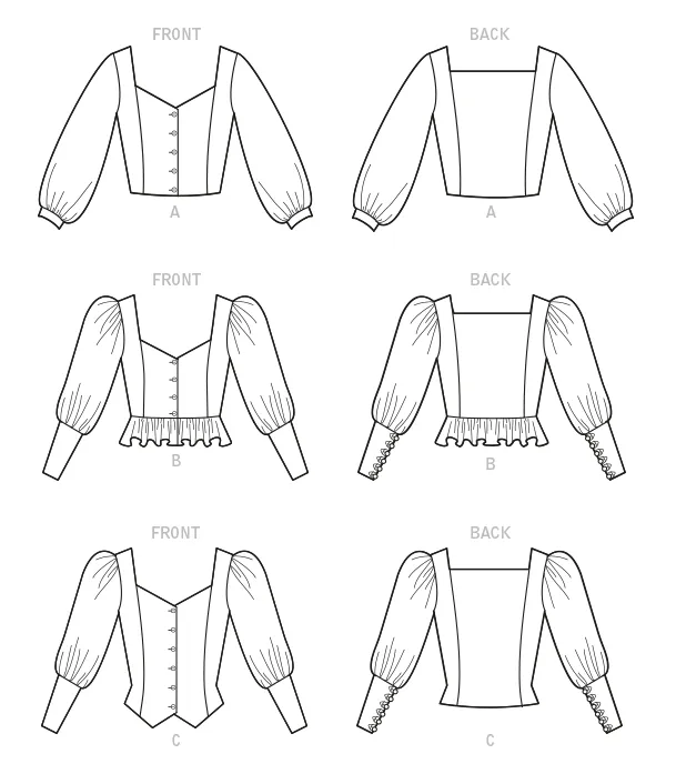 McCall's Pattern M8181 Misses' Tops