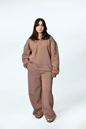 PINKISH TAN FLEECE CO-ORD SET