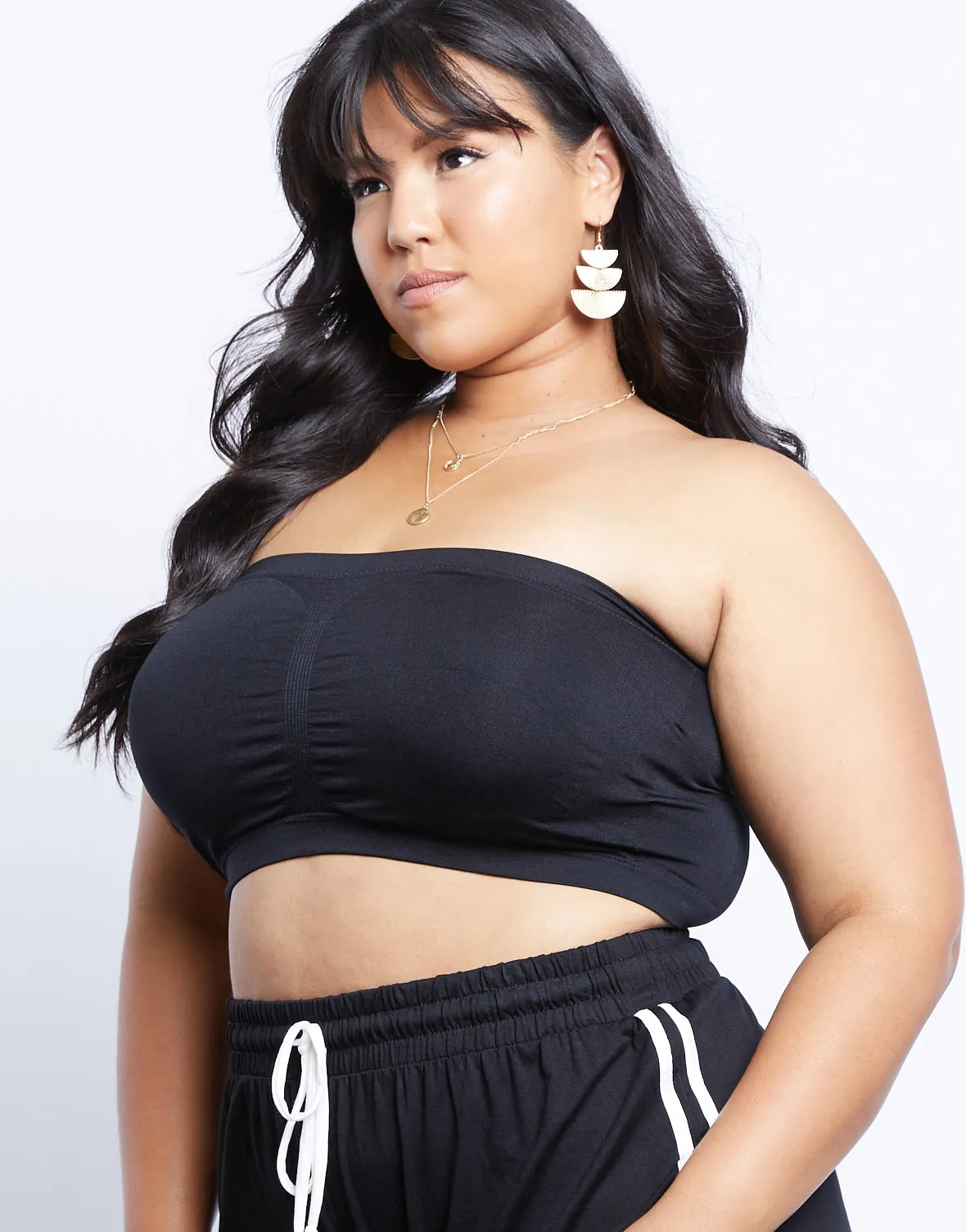 Plus Size Padded Bandeau