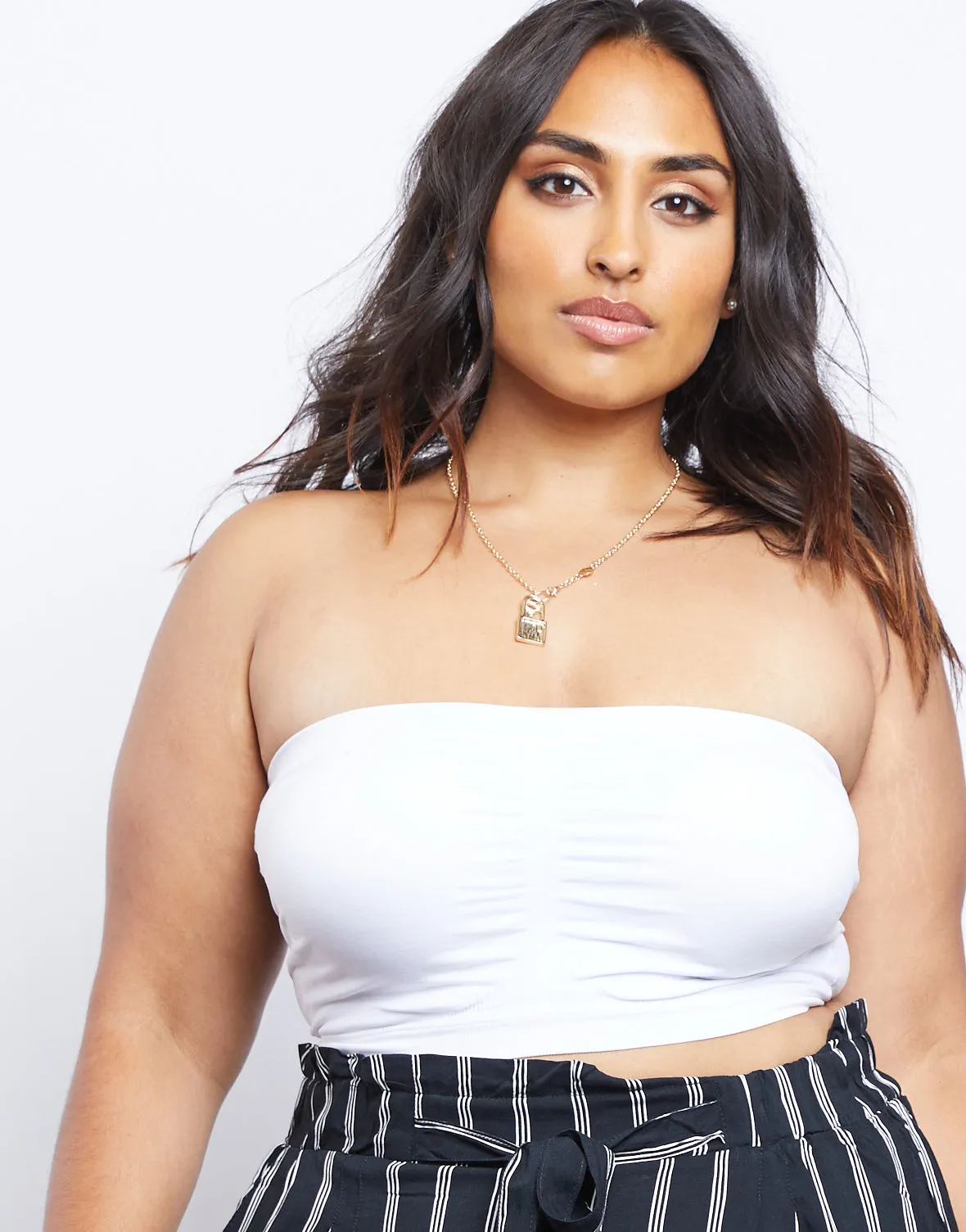 Plus Size Padded Bandeau