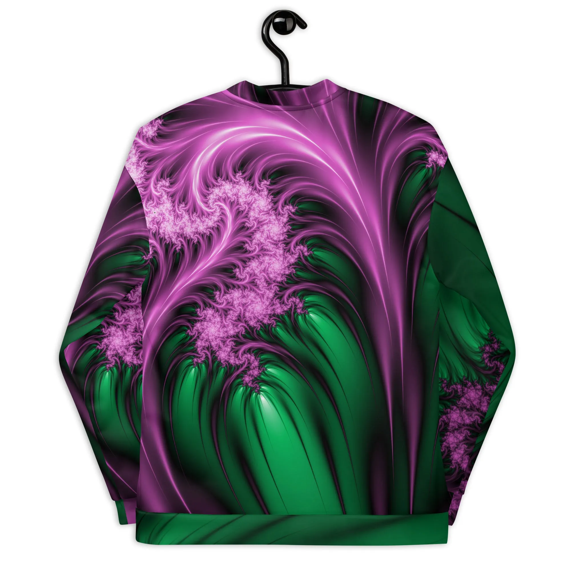 "Aurora Whispers Arctic Chic" Collection - Unisex Designer Bomber Jacket