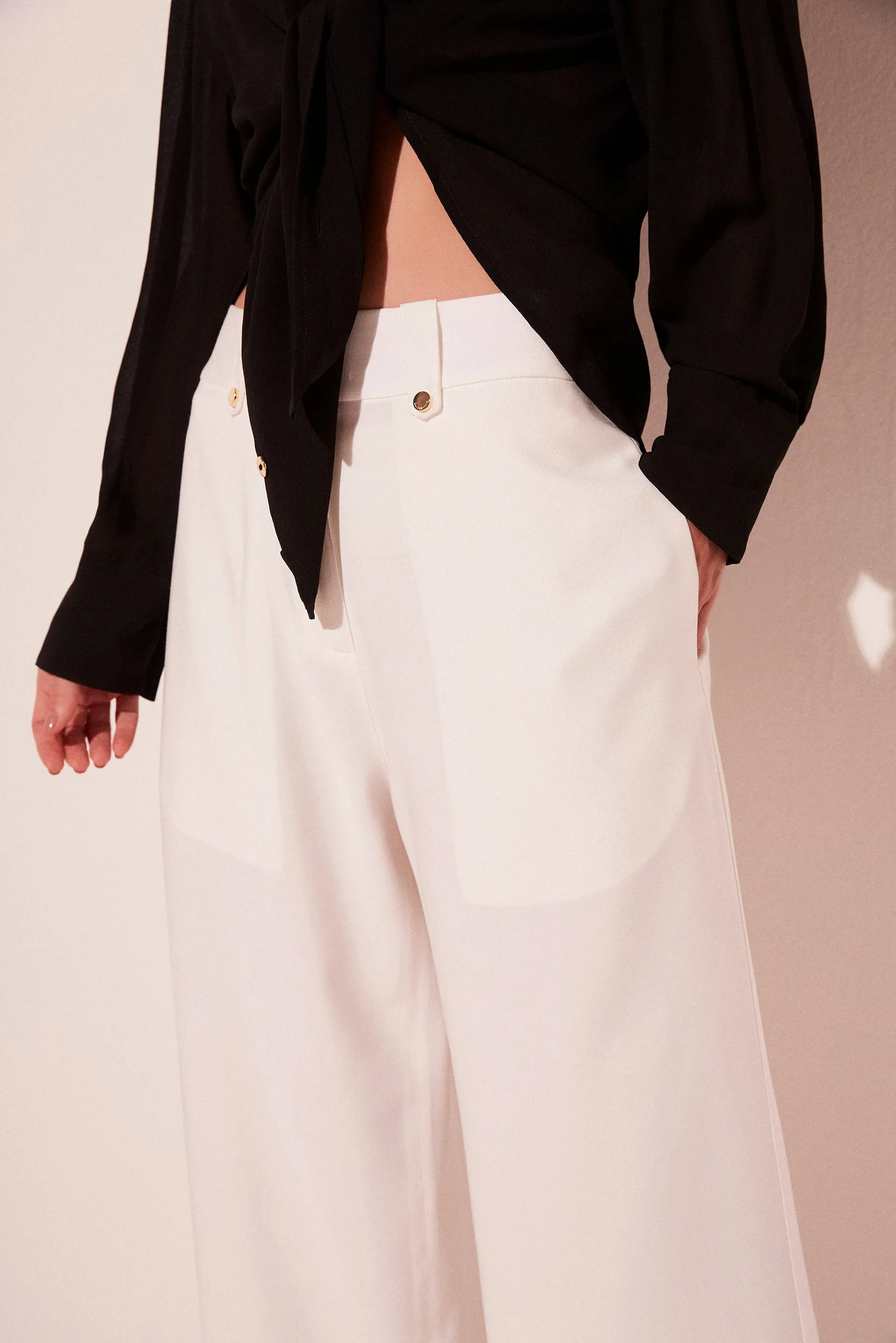 Radiant Tailoring Cropped Wide Leg Pants E5210A2024