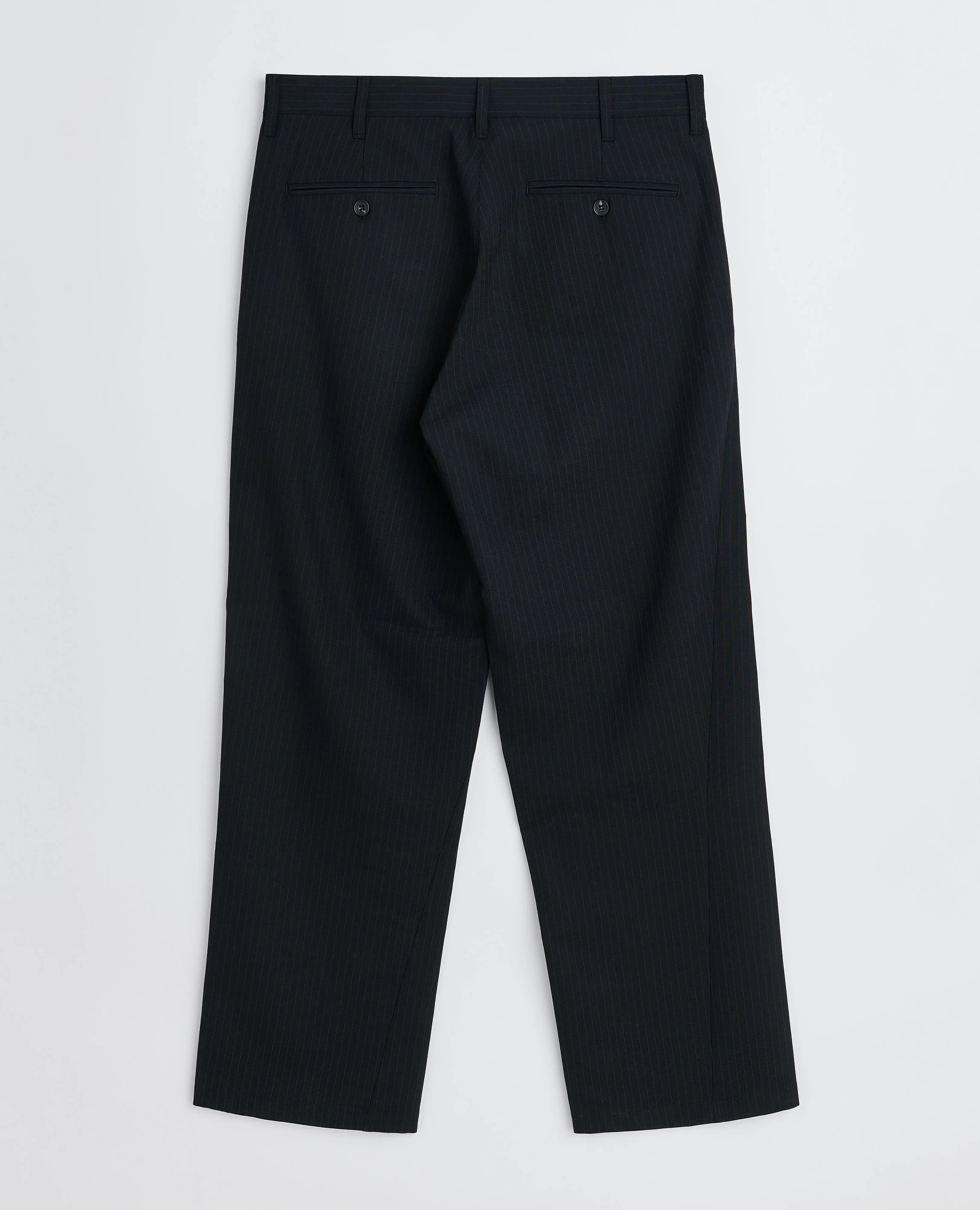 WIDE TWIST TROUSER . ANTRACITE STRIPE