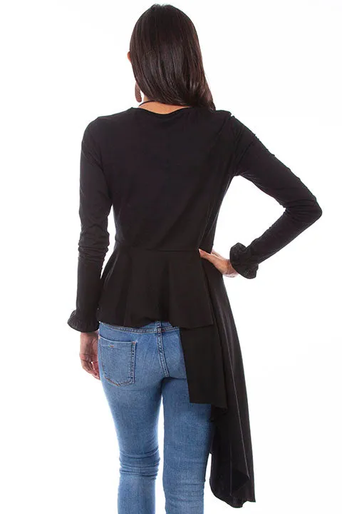 Women's Honey Creek Collection Blouse: Asymetrical Peplum Pullover