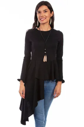 Women's Honey Creek Collection Blouse: Asymetrical Peplum Pullover